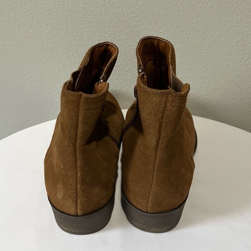 KENSIE- Brown Suede Ankle Boots Gazelle Size 8 - Picture 5 of 7